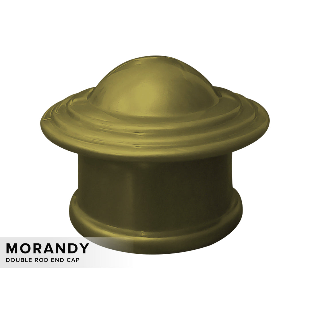 Morandy Curtain Rod End Cap Luxury Champagne Colour