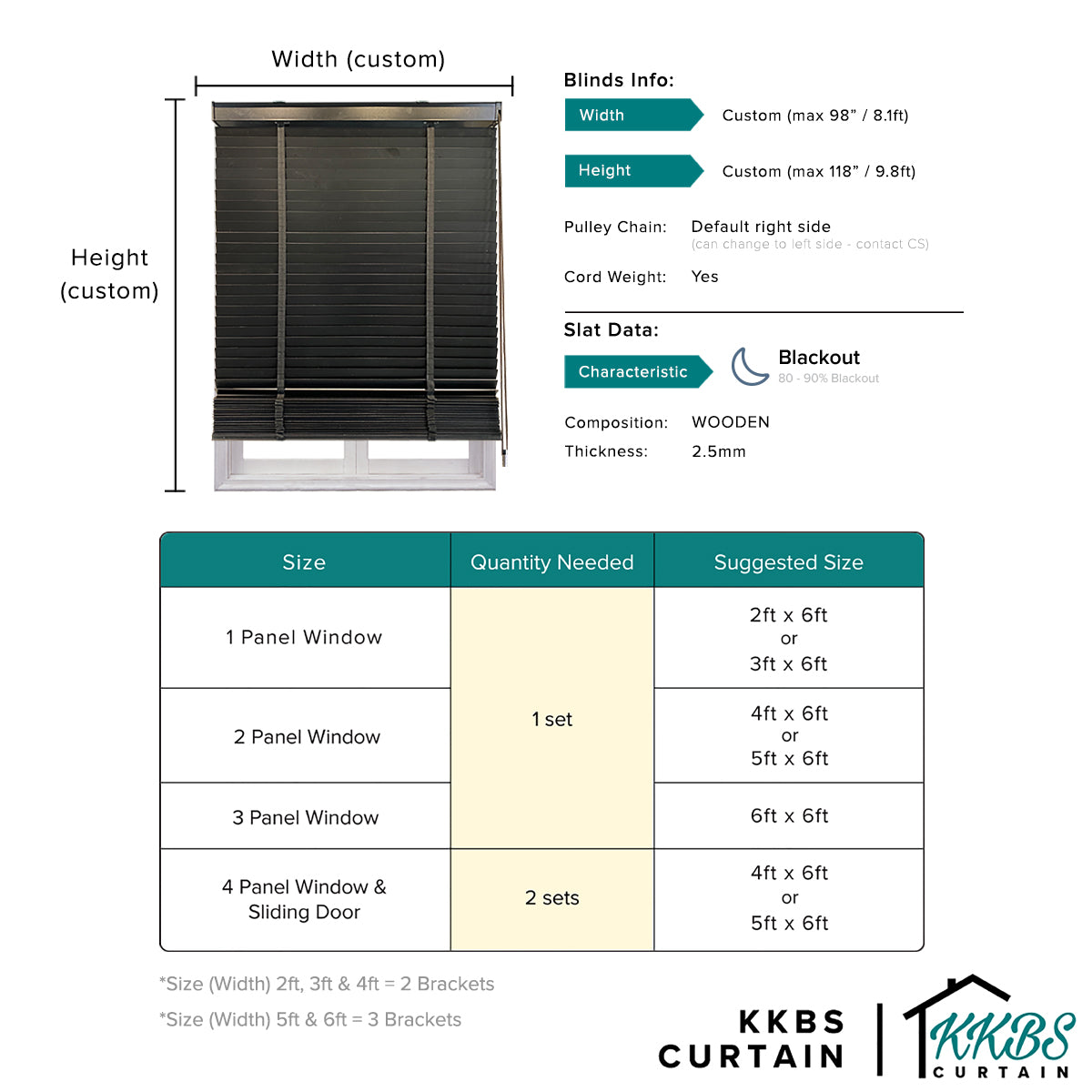 Umeko 50mm Wooden Blinds Custom Made