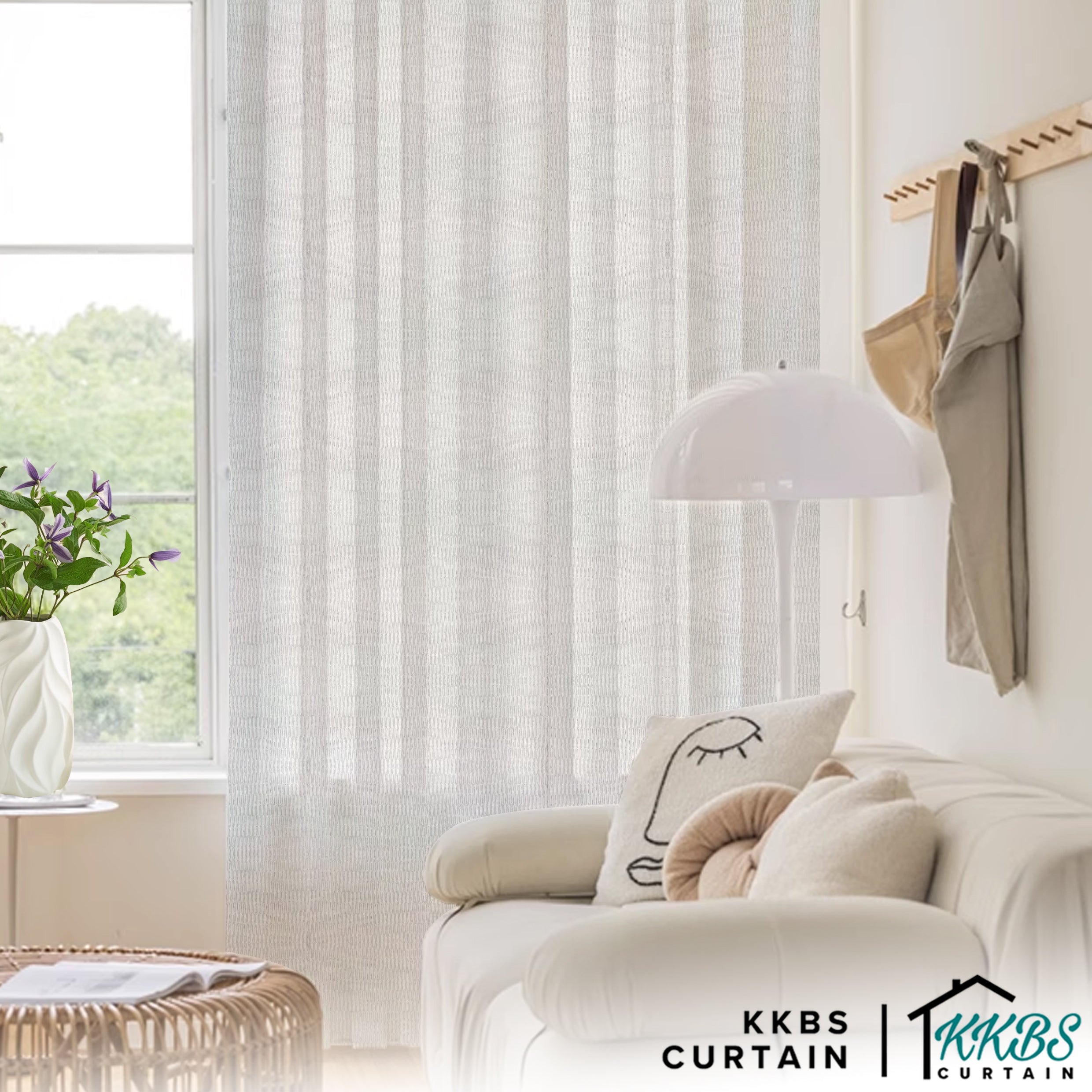 Joneko Sheer Curtain Custom Made