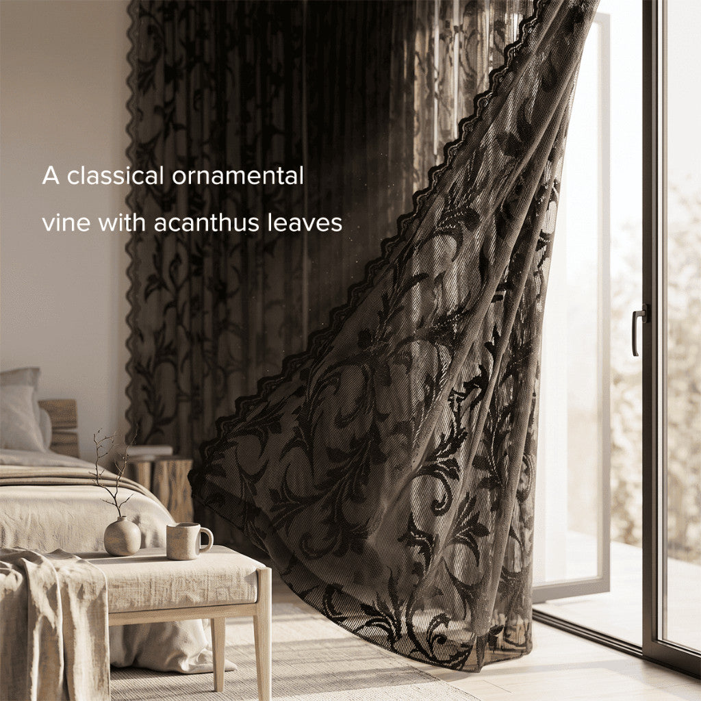 Florence Sheer Curtain Ready Made French Pleat Hook & Ring Eyelet