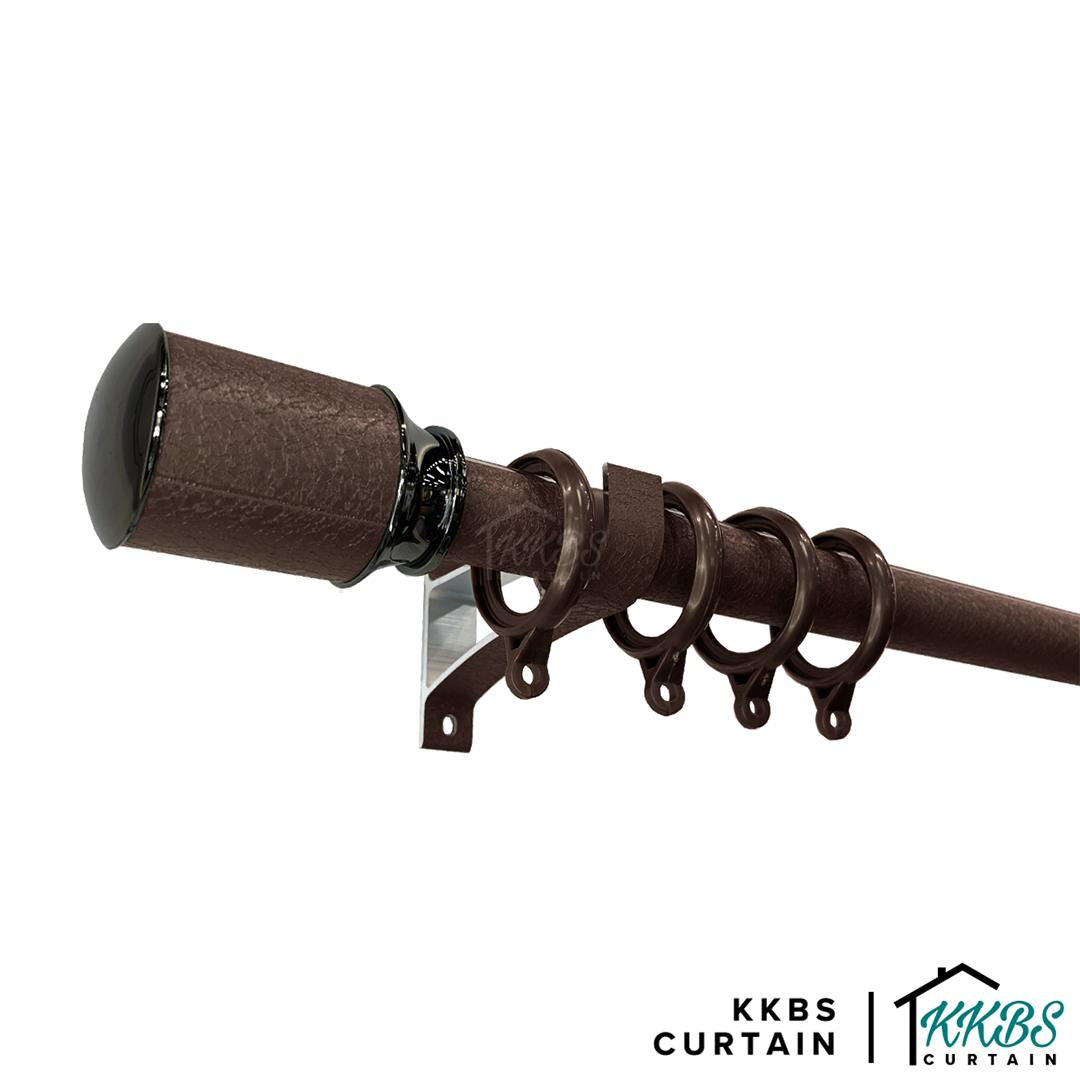 Luxstony Curtain Rod Finial / End Cap Mocha