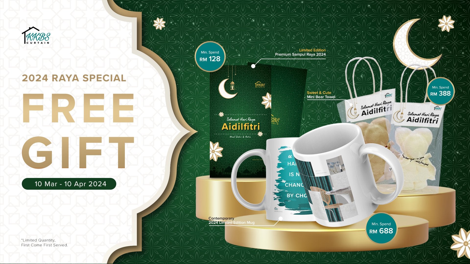 2024 Raya Free Gift - KKBS CURTAIN