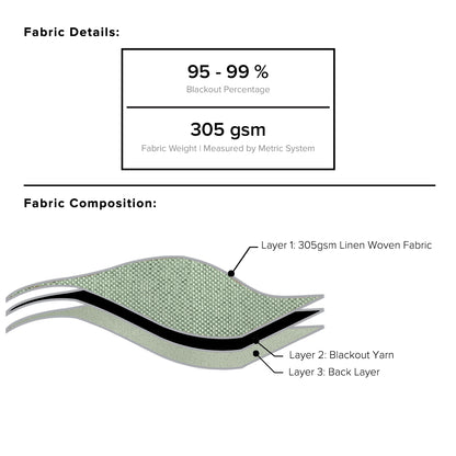 Mirelli 95%-99% + Blackout Ready Made Curtain Hook &amp; Eyelet - Standard Width