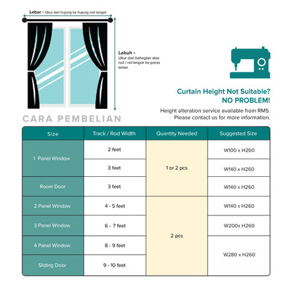 Shirona 95 - 99% Blackout Curtain Ready Made (Page 1)