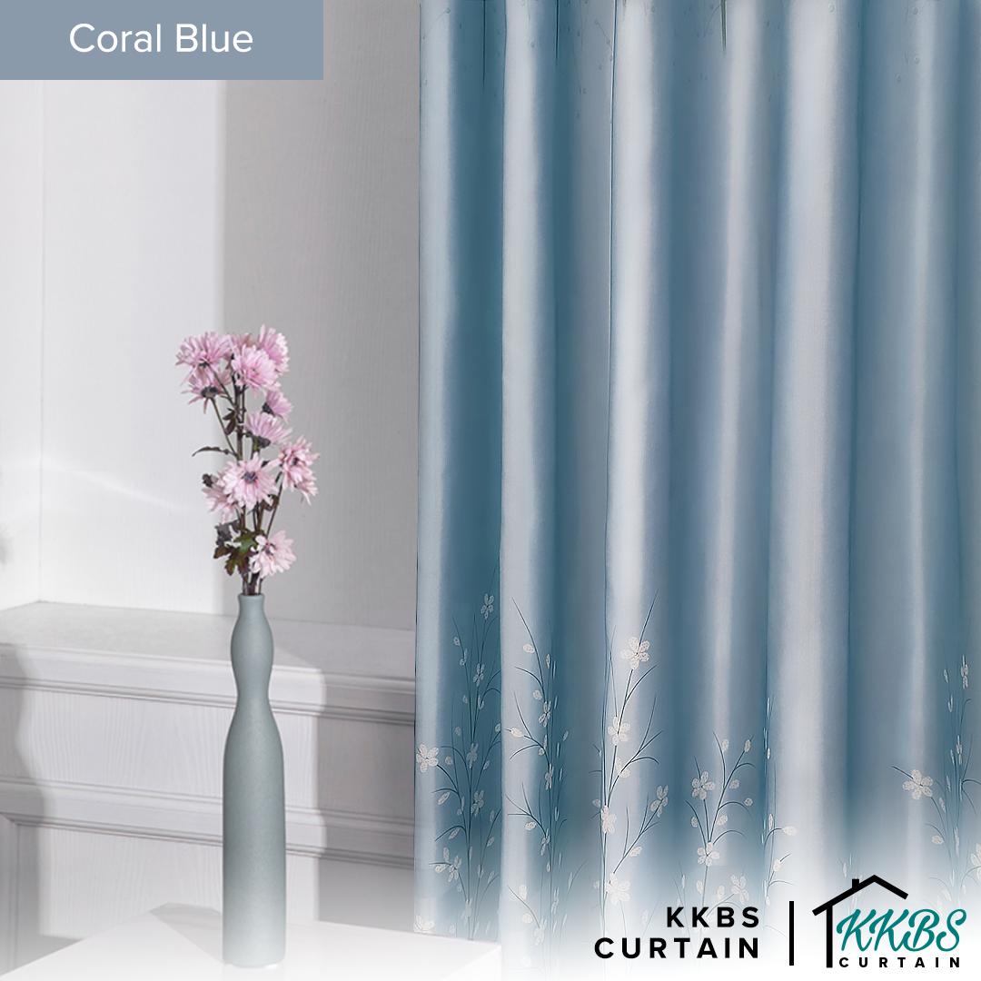 [BUY 1 FREE 1]  Lavinia Semi Blackout Curtain Ready Made
