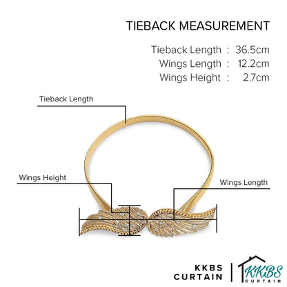 Emorie Wing Design Curtain Tieback
