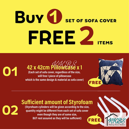 Anti Skid Scratch Protector Milk Fiber Elastic Cushion Sofa Cover Page 1