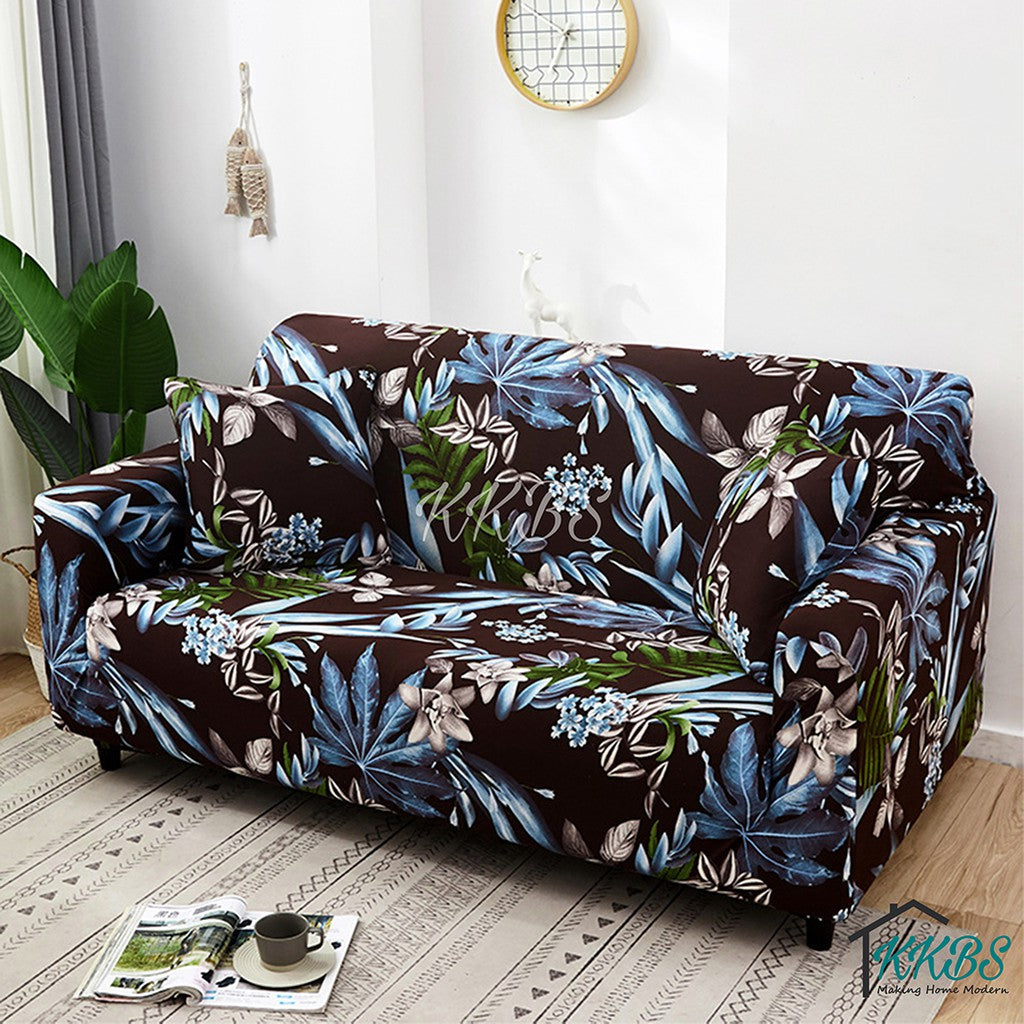 Anti Skid Scratch Protector Milk Fiber Elastic Cushion Sofa Cover Page 1