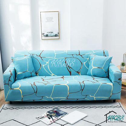 Anti Skid Scratch Protector Milk Fiber Elastic Cushion Sofa Cover Page 1