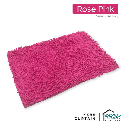 Chenille Microfiber Floor Mat Door Mat Plain Colour