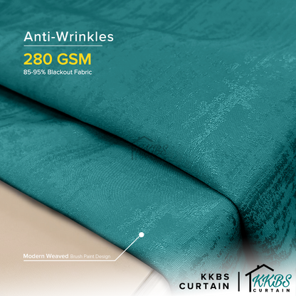 Jorica 85-95% Blackout Curtain Ready Made Extra Width