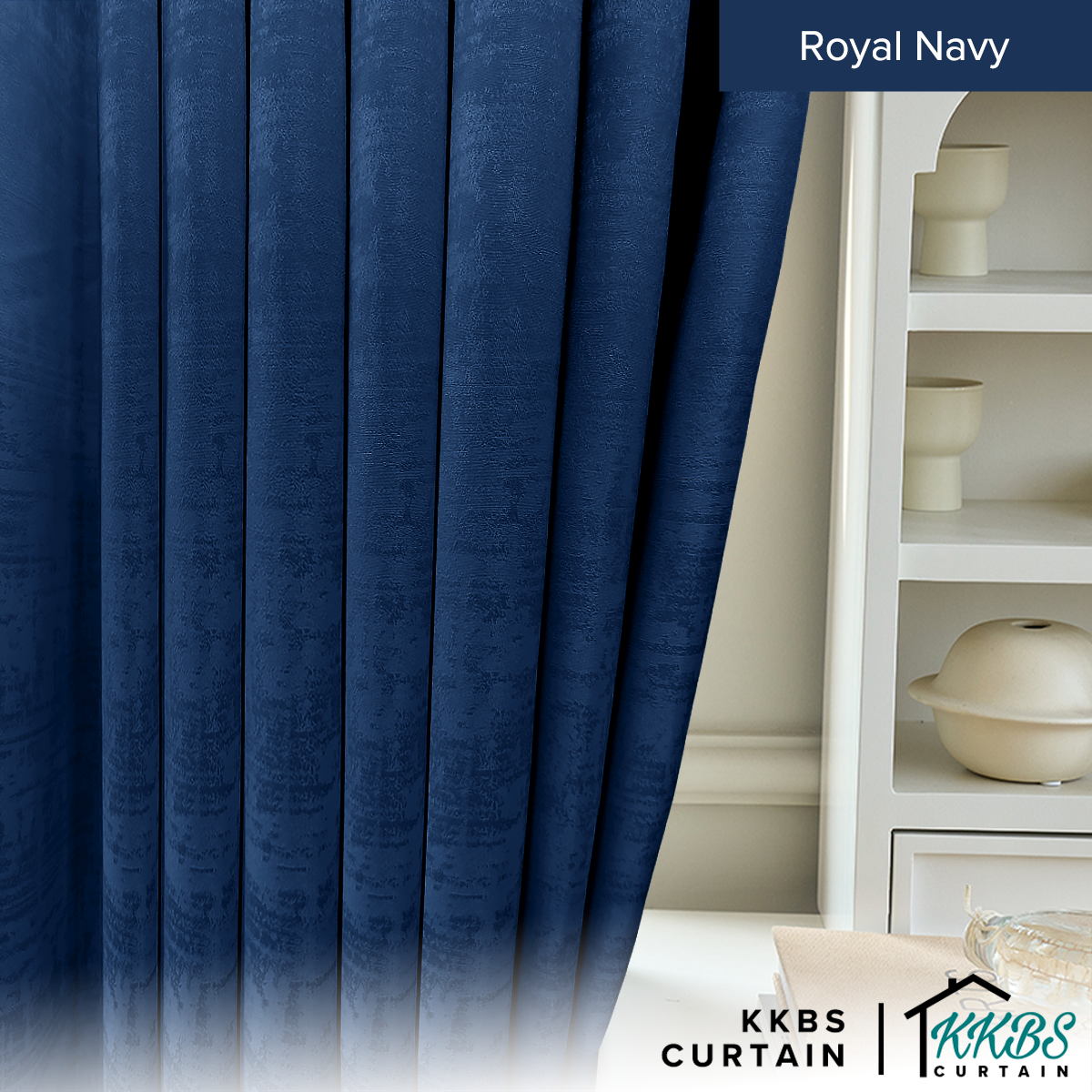 Jorica 85-95% Blackout Curtain Ready Made Extra Width