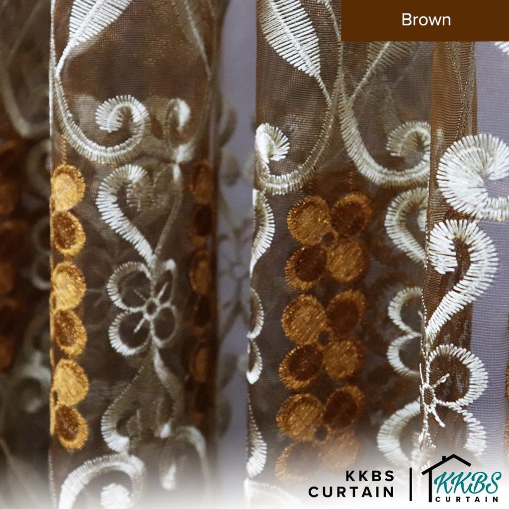 Begonia Sheer Curtain Ready Made