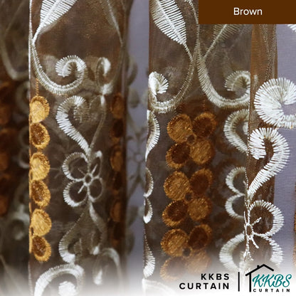 Begonia Sheer Curtain Ready Made