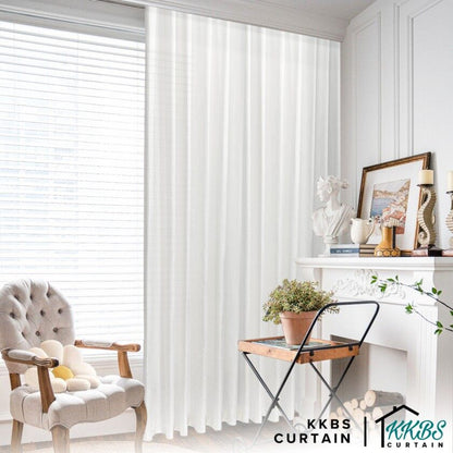 Graciela Privacy Sheer Curtain Ready Made