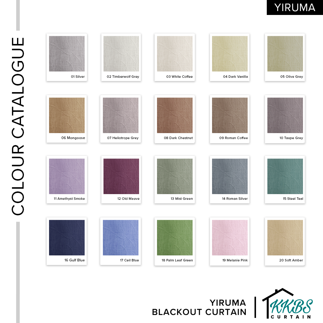 Yiruma Blackout Curtain Custom Made