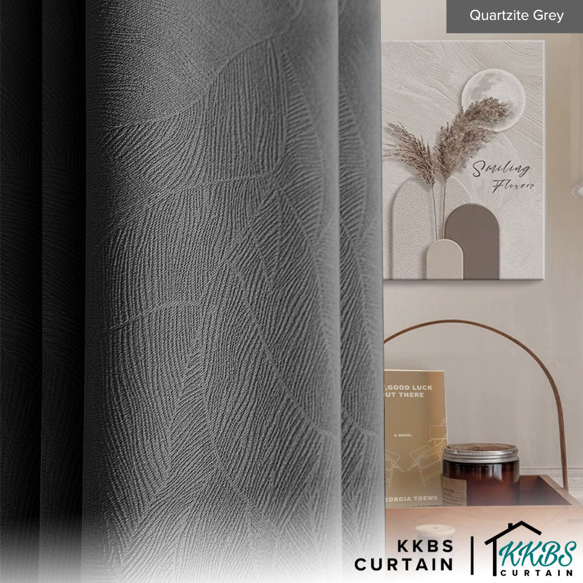 Fiora 98-99.9% Blackout Curtain Ready Made Standard Width