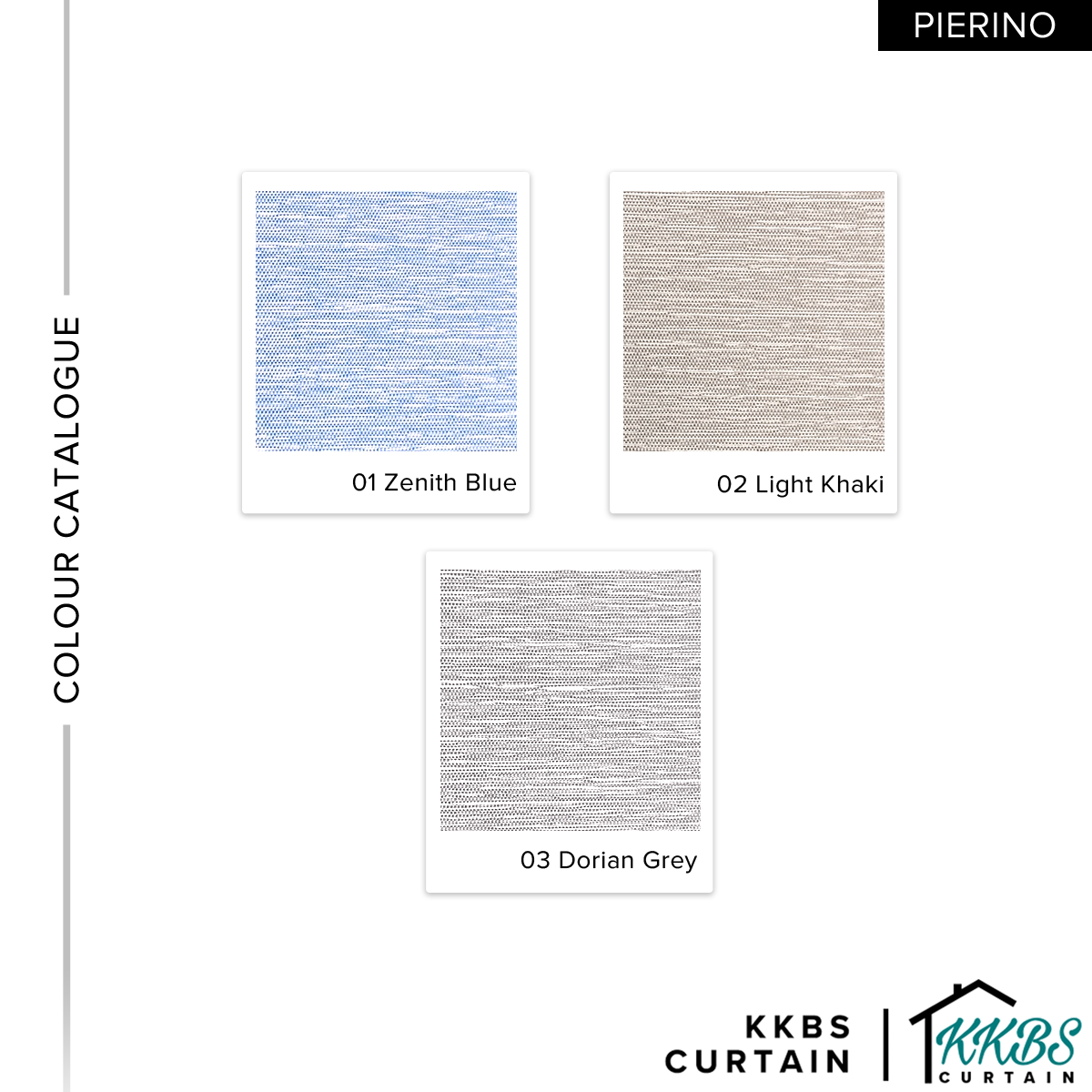 Pierino 100% Blackout Roller Blinds Custom Made