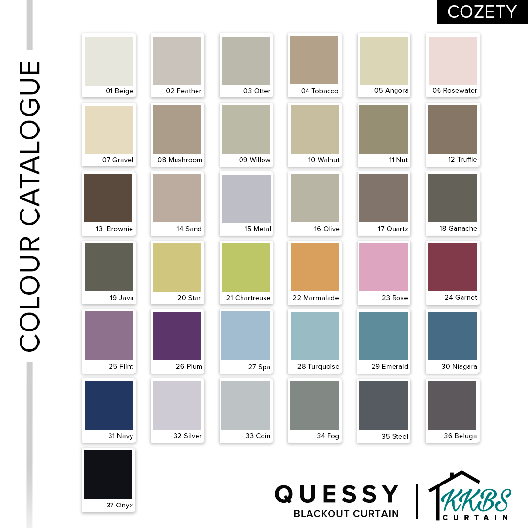 Quessy Blackout Curtain Custom Made