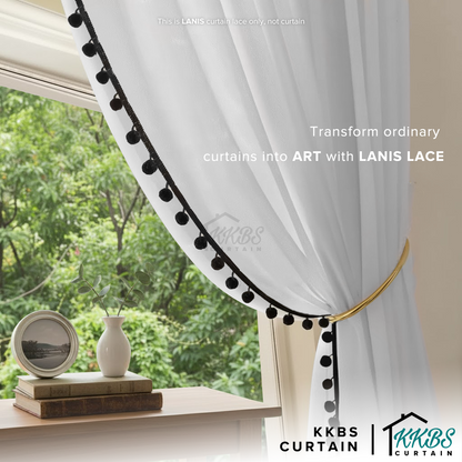 Lanis Curtain Laces Cut by Metre
