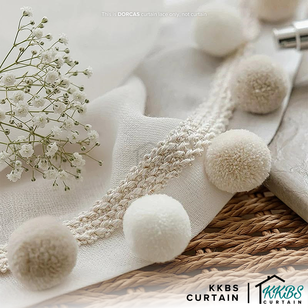 Dorcas Curtain Laces Cut by Metre