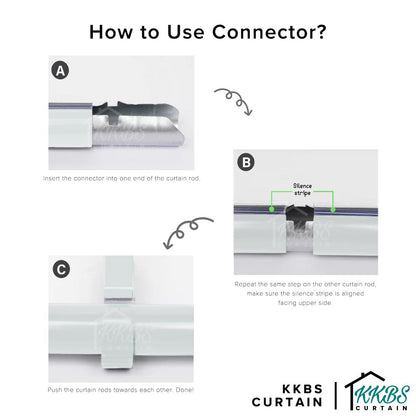 Morandy Curtain Rod Double Complete Set