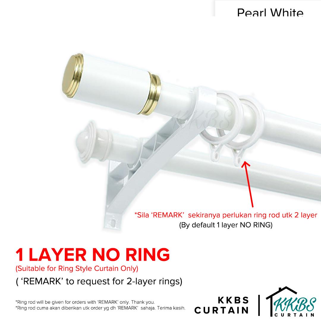 Morandy Curtain Rod Double Complete Set