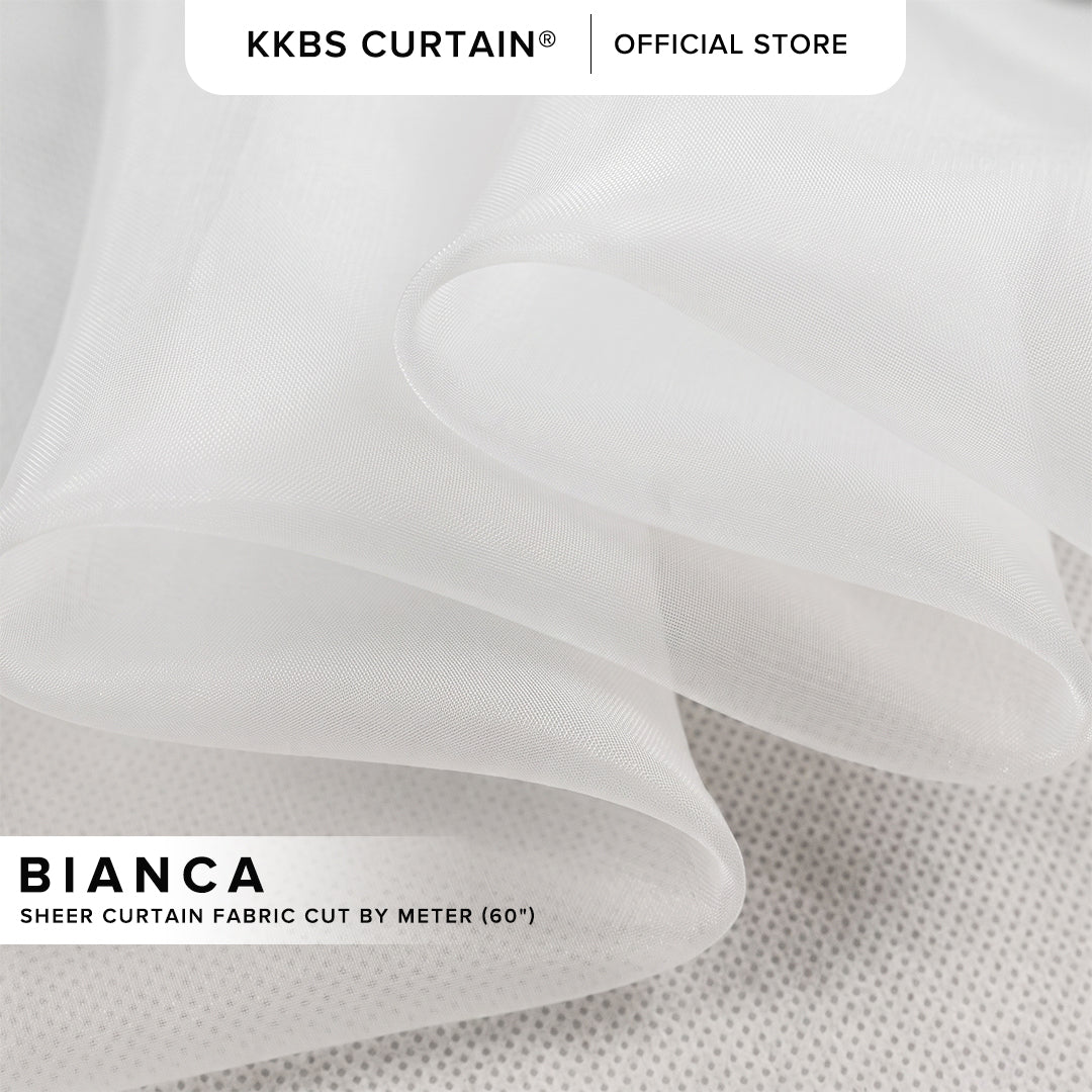 Bianca Sheer Fabric 60" Cut by Meter
