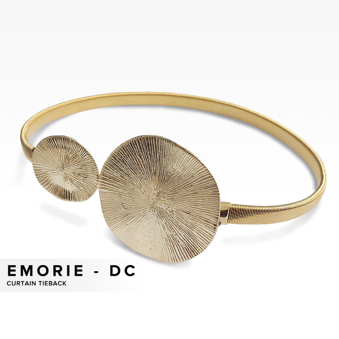 Emorie Lotus Leaf Design Curtain Tieback