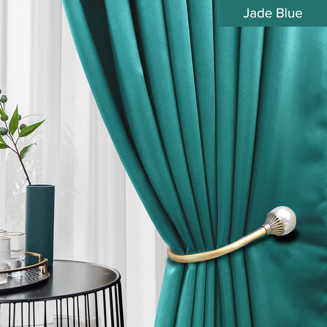 Canola 80%+ Blackout Curtain Minimalist Hook &amp; Eyelet