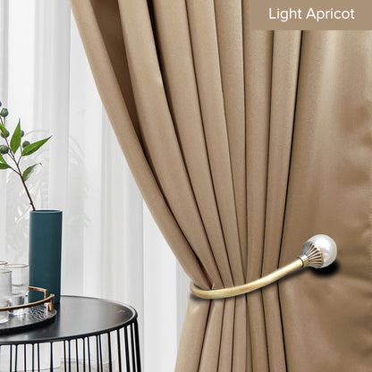 Canola 80%+ Blackout Curtain Minimalist Hook &amp; Eyelet