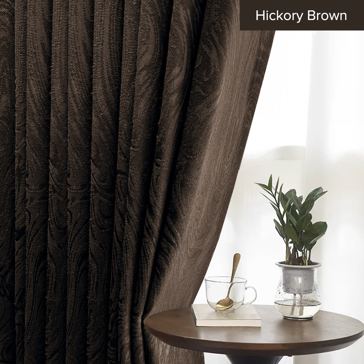 Neluna Semi Blackout Curtain Ready Made - Extra Width