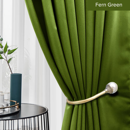 Canola 80%+ Blackout Curtain Minimalist Hook &amp; Eyelet