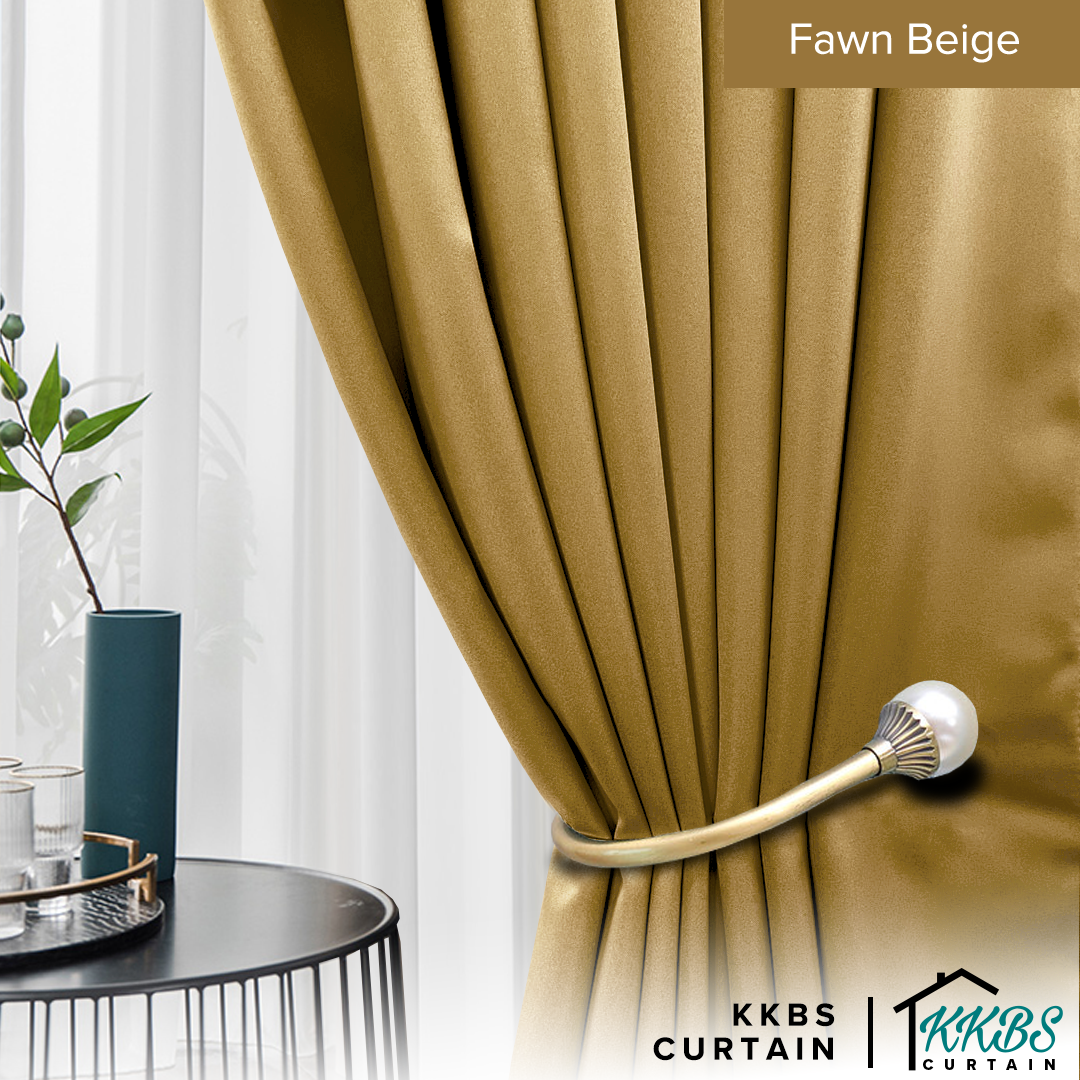 Canola 80%+ Blackout Curtain Minimalist Hook &amp; Eyelet