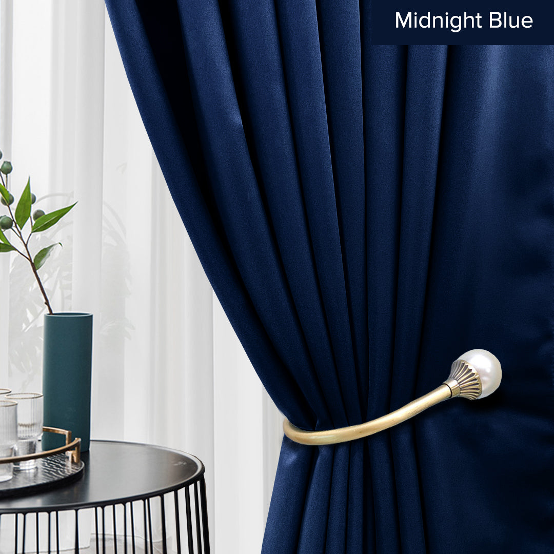 Canola 80%+ Blackout Curtain Minimalist Hook &amp; Eyelet