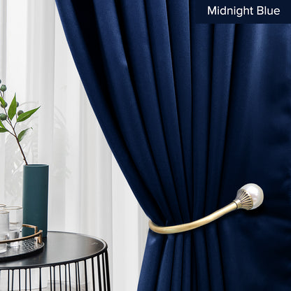 Canola 80%+ Blackout Curtain Minimalist Hook &amp; Eyelet