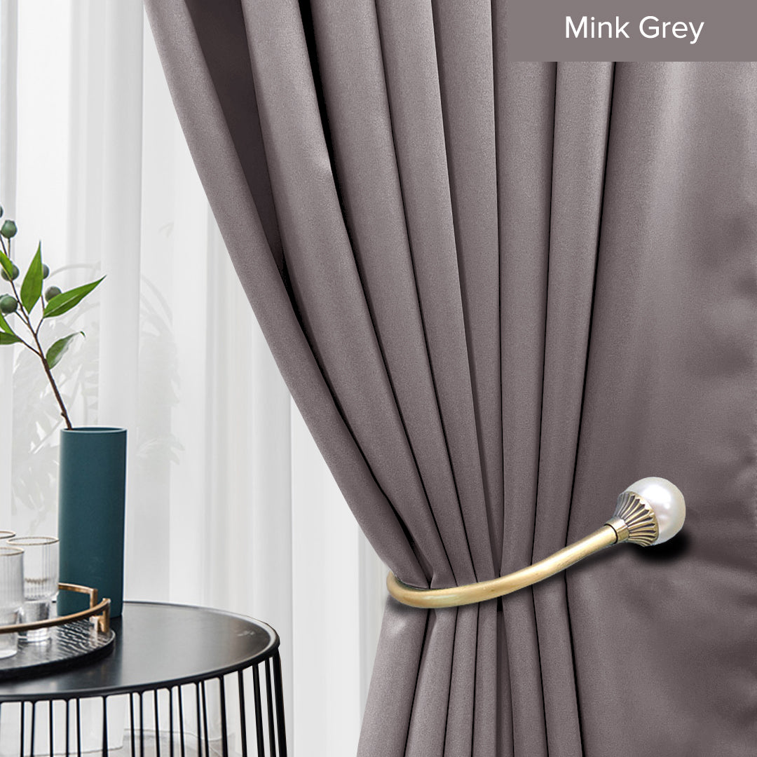 Canola 80%+ Blackout Curtain Minimalist Hook &amp; Eyelet