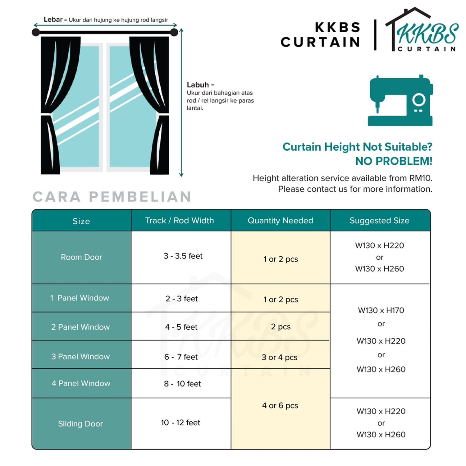 Jorica 85-95% Blackout Curtain Ready Made - Standard Width