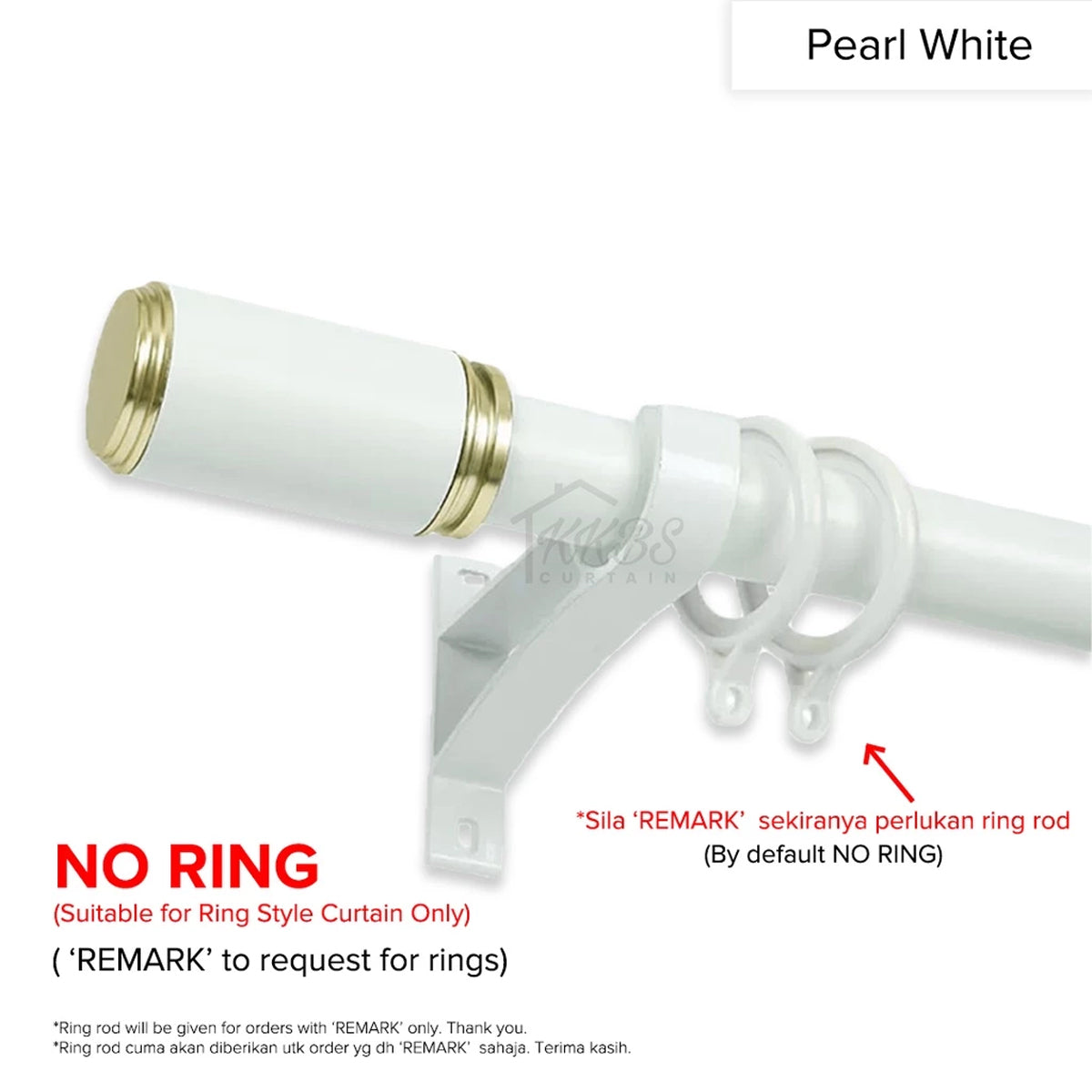 Morandy Curtain Rod Single Complete Set