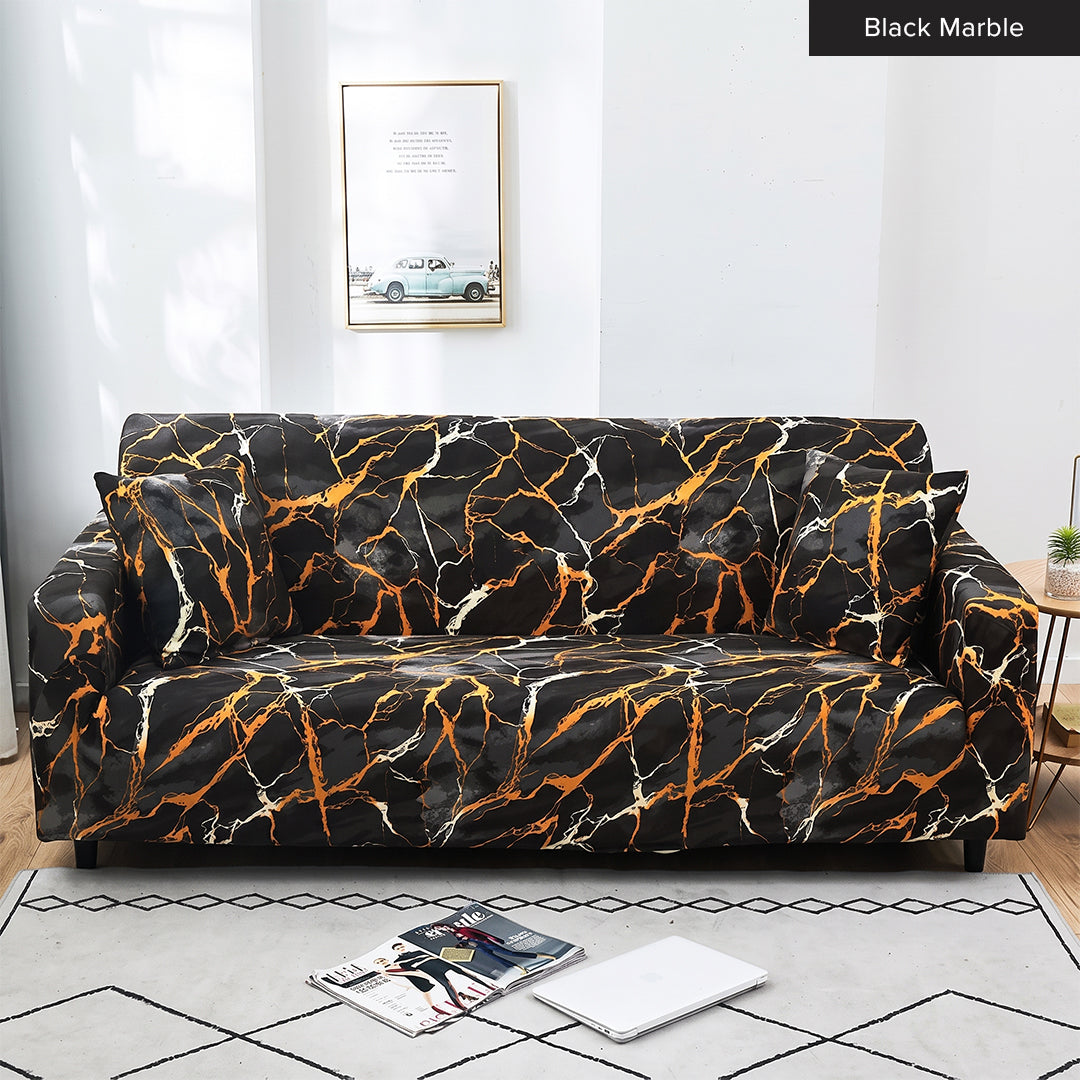 Anti Skid Scratch Protector Milk Fiber Elastic Cushion Sofa Cover Page 1