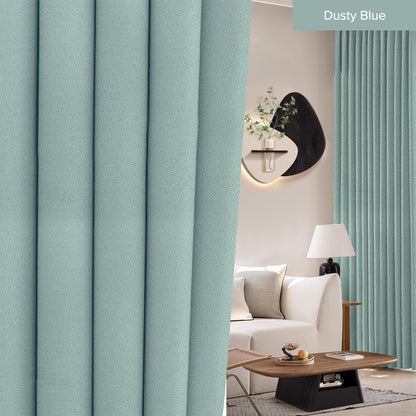 Morina 85-95% Blackout Curtain Ready Made - Extra Width