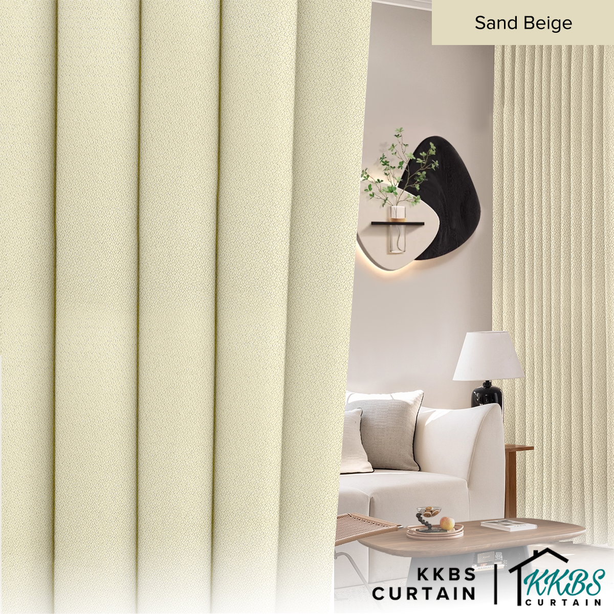 Morina 85-95% Blackout Curtain Ready Made Standard Width