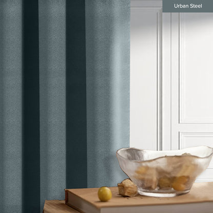Melina 90-98% Blackout Curtain Ready Made - Extra Width