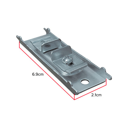 Traludy Curtain Track Ceiling Bracket Double