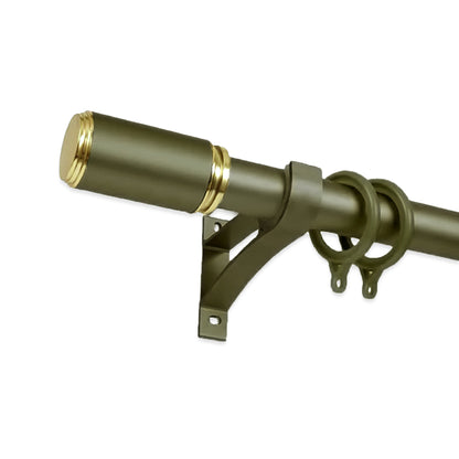 Morandy Curtain Rod End Cap Luxury Champagne Colour