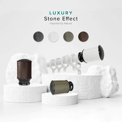 Luxstony Curtain Rod Double Complete Set