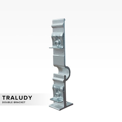 Traludy Curtain Track Double Bracket