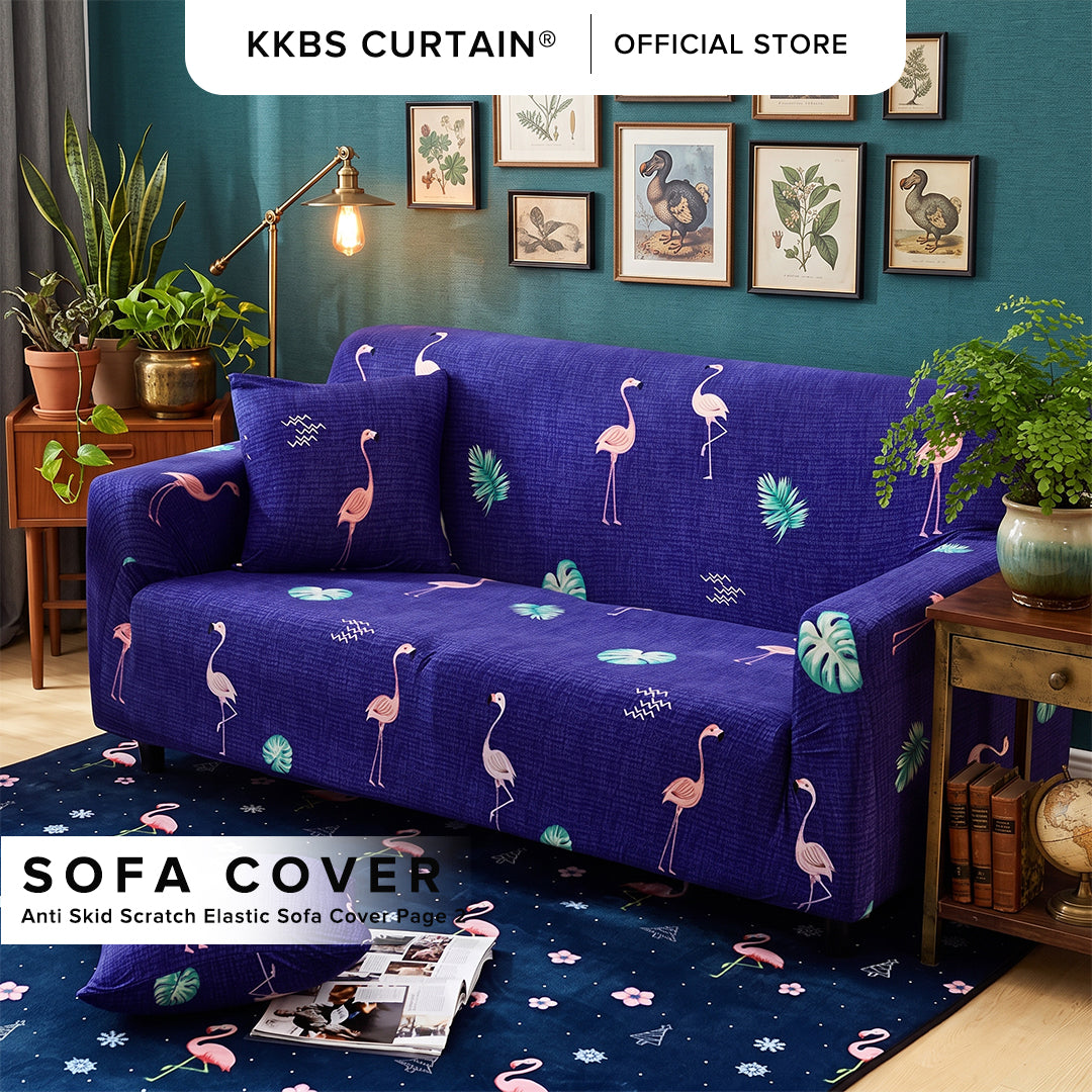 Anti Skid Scratch Protector Milk Fiber Elastic Sofa Cover Page 2