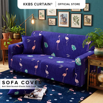 Anti Skid Scratch Protector Milk Fiber Elastic Sofa Cover Page 2