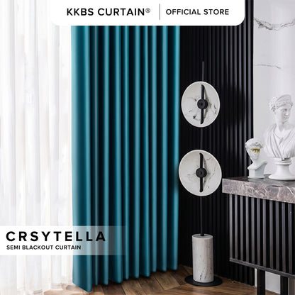 Crystella Semi Blackout Curtain Ready Made